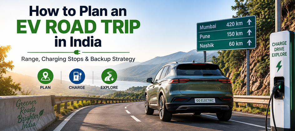 How to Plan an EV Road Trip in India: Range, Charging Stops & Backup Strategy